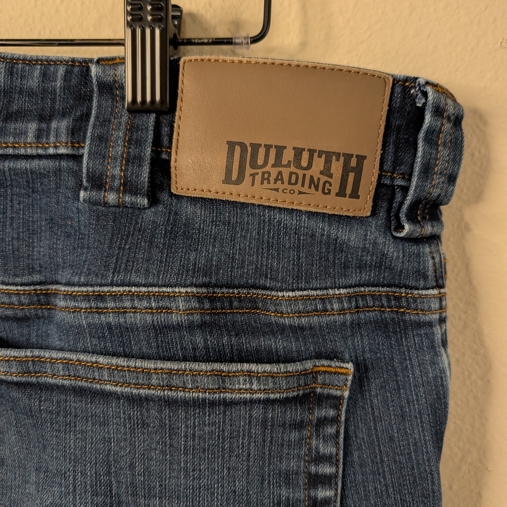 Duluth Trading Company Ballroom Double Flex Jeans Mens 38x30‎ Slim Fit - Picture 6 of 8